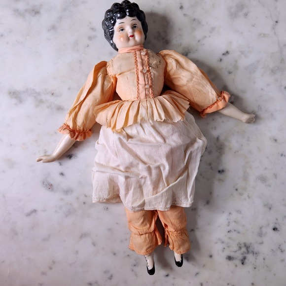 Antique China Doll Vintage 17" Doll Collectible Display Doll #5 Mold 1890s - Picture 1 of 15